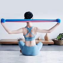 ssayoggu 요가밴드 스트레칭밴드 라텍스 튜빙밴드 홈피트니스 / 색상 배송상품 : 블루 (스쿼트업/힙딥/근력운동/고무밴드/근력밴드/가용품/필라테스 추천)