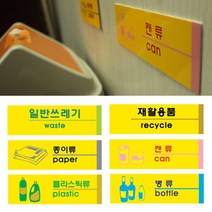 재활용품 포멕스 사인표지판 6종 분리수거 안, 처피 캔류 1531, 처피 본상품선택