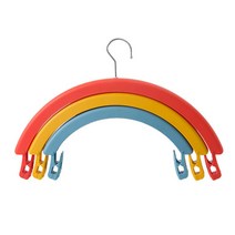 넘버원리빙 무지개 옷걸이 집게걸이 바지걸이 집게옷걸이 회전걸이 양말걸이 치마걸이