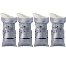 오토캠핑장 자동릴선 릴선자동 오토릴선 러그박스 야외 비상용 700ml 일회용 소변 가방 교통 체증 캠핑 하이킹 자동차 운전 여행 구토 가방, 4개