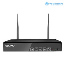 YESKAMO 예스카모 8채널 300만화소 CCTV 카메라 녹화기 예스카모 KR-NVR10804-DZJ