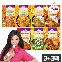 [티아시아]전자레인지용 커리 7종 3+3팩 골라담기 /푸팟퐁/마크니/마살라, 비프 마살라 170g 3개, 비프 마살라 170g 3개, 3개, 170g