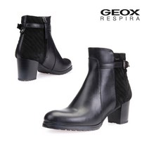 제옥스 [제옥스] 리즈 블랙 여성 데일리 방수 방한 앵클부츠 GEOX/제옥스부츠/제옥스워커/제옥스구두/제옥스앵클