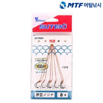 스테키 케브라 외본 민물 묶음 바늘