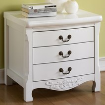 가구대장 투게더 W550 순백화이트 3단침대협탁 TG-53, 단품