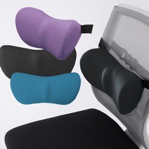 스마트트립 의자허리쿠션 요추보호 메모리폼 등받이쿠션 등쿠션 의자등받이, 요추쿠션(블랙)