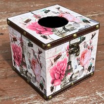 더웨스트 빈티지 냅킨 케이스 두루마리 휴지 호환가능, 10. 화이트
