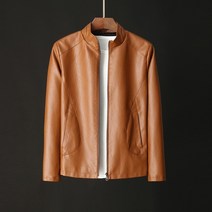 남자 가죽자켓 라이더 바이크 자켓 점퍼 중년 무스탕 가을 겨울 캐주얼 지퍼 가죽 자켓 남성 오토바이 가죽 자켓 남성 레저 의류 남성 슬림