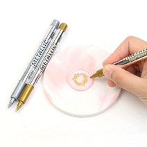 왁스 씰 키트 와솔 왁스 씰 마블 핑크 패드 메탈릭 펜 밀봉 왁스 키트 2개 웨딩 왁스 봉투 씰 스탬프 장식에 이상적인 왁스 씰 액세서리 도구 (라운드 핑크 패드 + 펜 2개