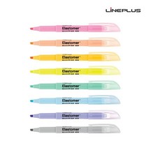 [10개] 4.0mm Elastomer 라인플러스 엘라스토머 형광펜, 마일드 블루