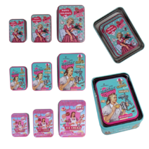 틴케이스 대형 사각 철제 틴 박스 빈티지 수납함 티백 과자 보관함 인테리어 빈티지 정리함, 커피 3P