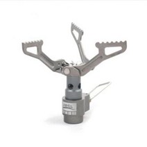 무연통펠렛난로 안전망 투입구 불멍 캠핑 화목 난로 신제품 미니 가스 스토브 야외 관광 버너 휴대용 용광, 03 Titanium Alloy