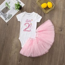 유아용품 어린이용 홀더 장난감 내 첫 번째 생일 아기 소녀 파티 드레스 핑크 투투 케이크 롬퍼 세트 의상 여아 여름 옷 점프 슈트, [06] 9 month, [06] DR107439-SQPWHXPK