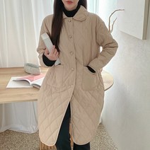 포미데이 카라 다이아몬드 경량 웰콘 롱패딩