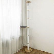 수제공작소 자작 캣폴 캣타워 베이직 01, 1개, 그레이