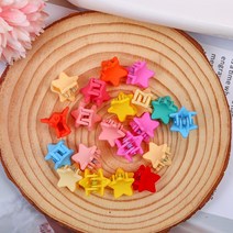 고래백화점 별 블루밍 헤어집게핀 10개입, 상세페이지 참조