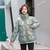 셀럽당 패딩 여 쇼트 겨울 박시 패딩 코트