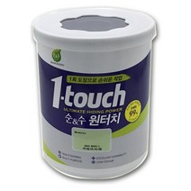 노루페인트 순앤수 원터치 다용도용 친환경 수성페인트 1L 계란광, 화이트블루