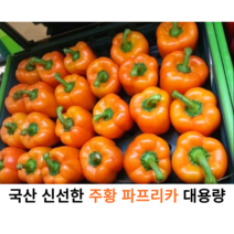 국내산 신선한 주황 파프리카 1kg 2kg 3kg 5kg 가정용 업소용 대용량 싱싱한 국산 파프리카 못난이 주황 피망