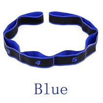 다리찢기 스트레칭 홈트레이닝 기구 피트니스 저항 탄성 밴드 요가 풀 스트랩 벨트 루프 홈 운동 체육관 장비 필라테스 액세서리, [10] Blue