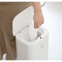 생활백서 원터치 휴지통 위생적이고 깔끔한 이중 덮개 냄새차단 친환경 리필봉투, 리필봉투1ea