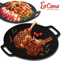 세신 업소용 식당 백패킹 삼겹살 고기 불판 그리들 팬 그릴, 그리들팬36cm