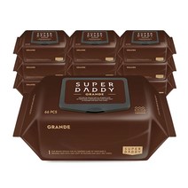 슈퍼대디 그란데85 캡형 물티슈, 슈퍼대디 그란데85 캡형 66매X10팩