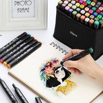 60색 80색 마카펜 디자인 마카세트 미술 드로잉펜, 2-마카펜세트-80색