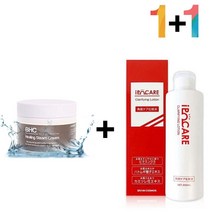 전신 피부 수분 보습 크림 1+1 기획세트 [각질관리 블랙헤드 피지 제거], 쿠팡 아하바하스팀크림 1개_아하바하토너 1개, 쿠팡 본상품선택