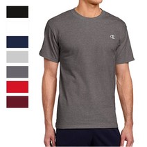 [국내배송] 챔피온 로고 무지 반팔티 T2226