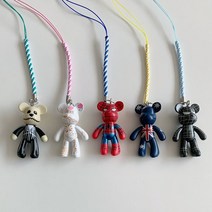 미니 베어브릭 티걸이 [ 자체제작 ], 화이트런던, 1개