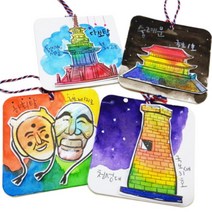 [바보사랑] 종이방향제 만들기 세트(문화유산), 새옵션:유칼립투스