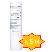 [바이오더마] 아토덤 립스틱 (립밤) 4g, 무향, 5개