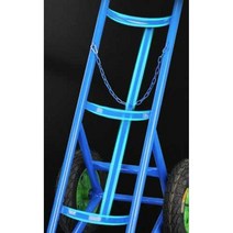 가스용기거치대 고압가스 고정장치 이동형 카트 LPG, 실버 x 140 x 112 x 28 cm