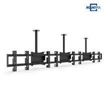 마운트피아 MB-40 메뉴보드거치대 천정형 멀티 4단 TV 거치대 브라켓 32-55인치, 실버, 추가안함, 1000mm