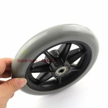 [타이어] 2355519 바퀴 6 인치 150mm 수동 휠체어 캐스터 바퀴를위한 정면, 한개옵션0