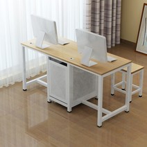 학원책걸상 학원가구 학원책상 학원의자 컴퓨터실 컴퓨터실 더블 교사 컴퓨터 훈련실 수업 컴퓨터 사무실 탁상용 탁자 인, 1.6×0.6×0.75 배면 종래의 강화 메쉬