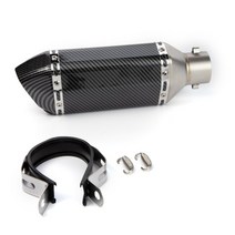 탄소 섬유 색깔 Nmax Tmax250 Msx350 GSR600를 위한 바이크 오토바이 배기 머플러 관 530cc 125cc 600cc, 02 B