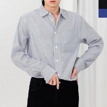 남성 스프라이트 긴팔셔츠 포켓 간절기 단정한룩