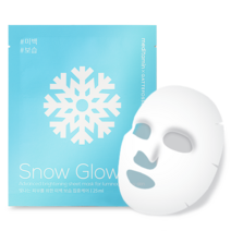 메디타민 스노우글로우 마스크팩 피부 관리 미백 보습 화이트닝, 1매