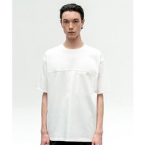 INSILENCE 21SS 스티치 포켓 티셔츠 WHITE