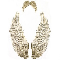 핫픽스 모티브 디자인 천사날개 골드 Gold wings