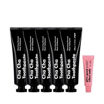 언파 차차치약 블랙 (구취제거 100g) x5 + 미니 치약 랜덤 30g)_U, 단품