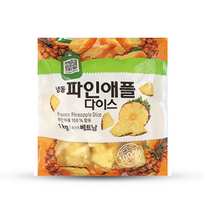 냉동 파인애플 다이스 1kg, 1팩