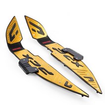 오더봇 2021 혼다 pcx 125 튜닝 발판 파츠 용품 21년식 이상 미끄럼 방지 CNC 알루미늄, 골드, 1개
