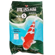 아쿠아마스터 코이푸드 1kg S 잉어 비단잉어 금붕어 사료, 1개