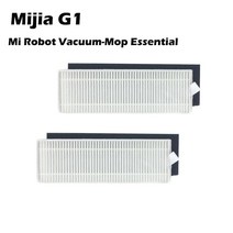물걸레 청소기 부품 교체 패드 미지아 G1 MJSTG1 Mi 로봇 진공청소기용 헤파 필터 필수 샤오미 호환 진공청소기 액세서리 스폰지 필터 예비, G1 FILTER 2 set
