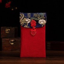 중국 패브릭 빨간 봉투 결혼식 대용량 돈 높은 보석 가방 구정 인사말, 03 57-4A