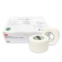 뷰티하이 넓은 3M 테이프 속눈썹연장 실습 연습 의료용테이프 반영구화장재료, 1BOX (12개입)