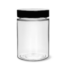 MIR 유리병 일자형 딥캡 500ml 원형 잼병 수제청 공병 소분저장 밀폐유리용기